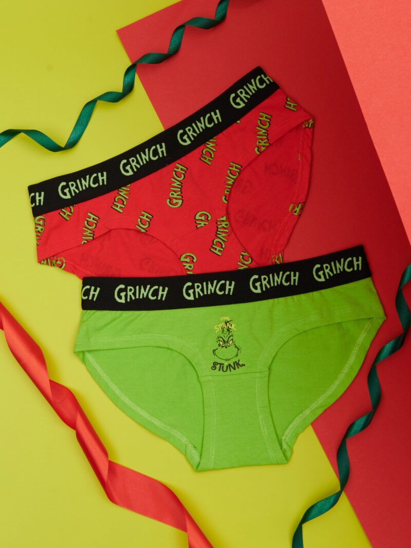 Set de 2 perechi de chiloți Grinch - multicolor preţ