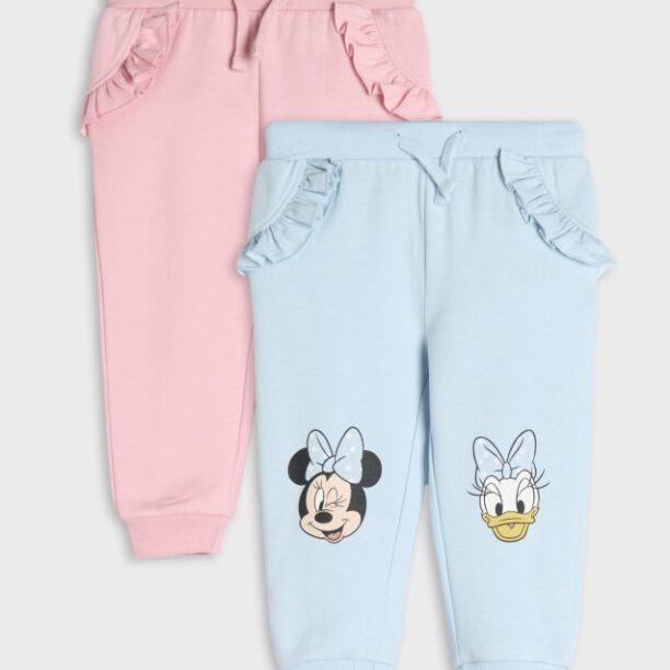 Set de 2 perechi de pantaloni sport Mouse Minnie - light blue