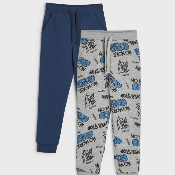 Cumpăra Set de 2 perechi de pantaloni sport jogger - bleumarin