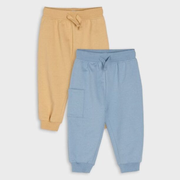 Set de 2 perechi de pantaloni sport jogger - light blue