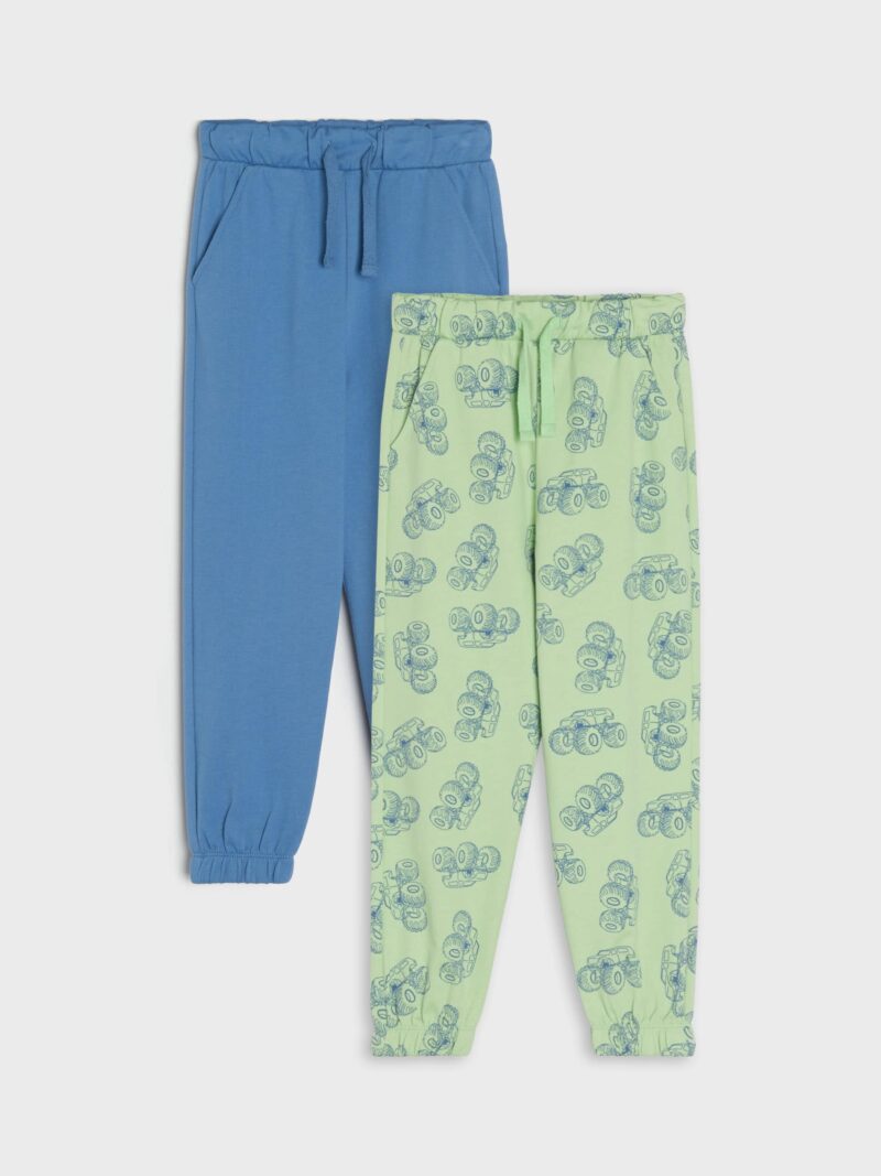 Cumpăra Set de 2 perechi de pantaloni sport jogger - verde-deschis