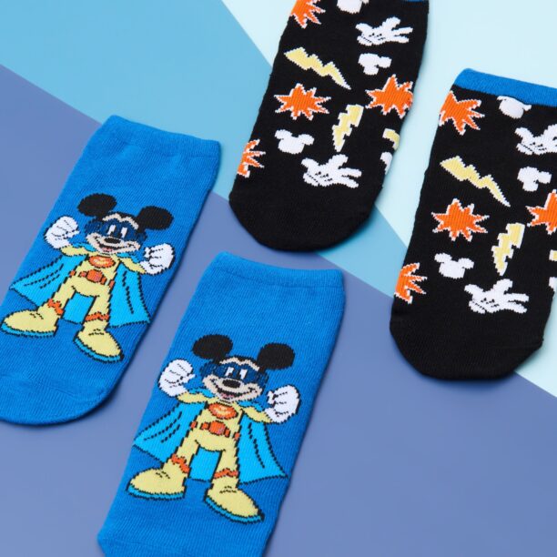 Set de 2 perechi de șosete Mickey Mouse - multicolor preţ