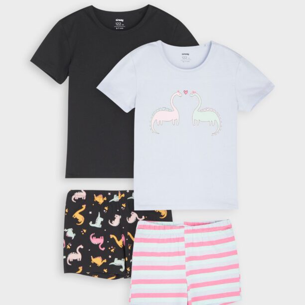 Set de 2 pijamale - negru preţ