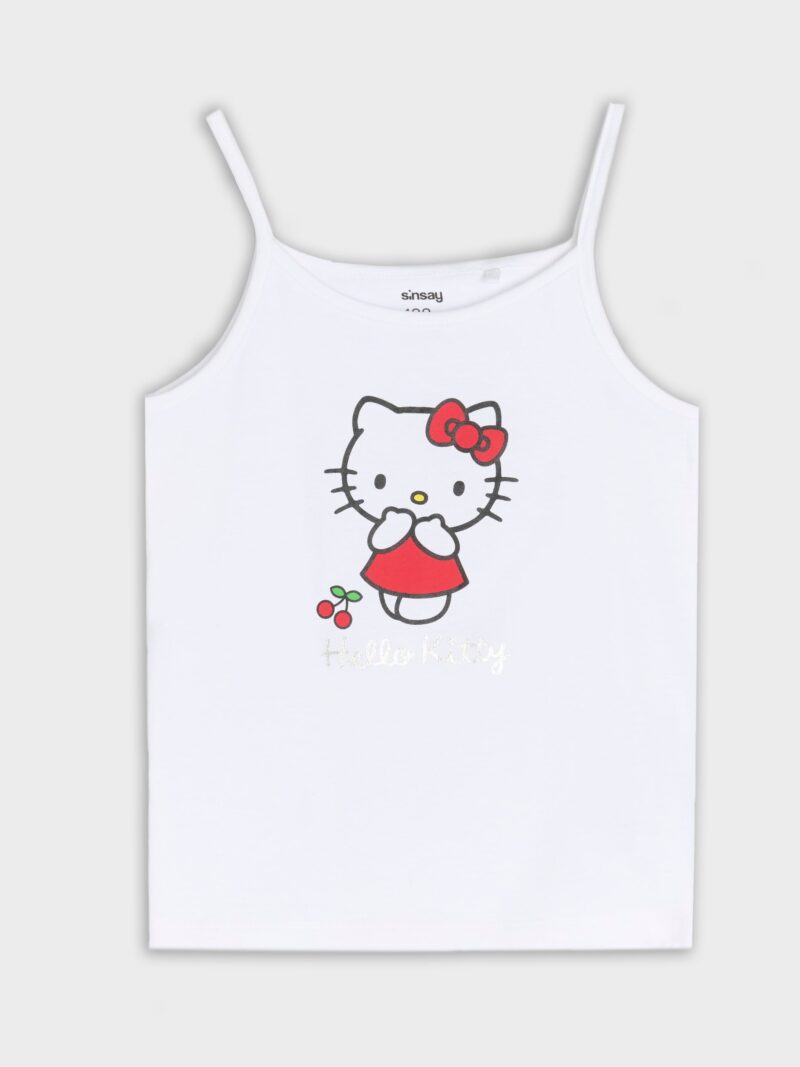 Cumpăra Set de 2 tricouri cu mânecă lungă Hello Kitty - alb