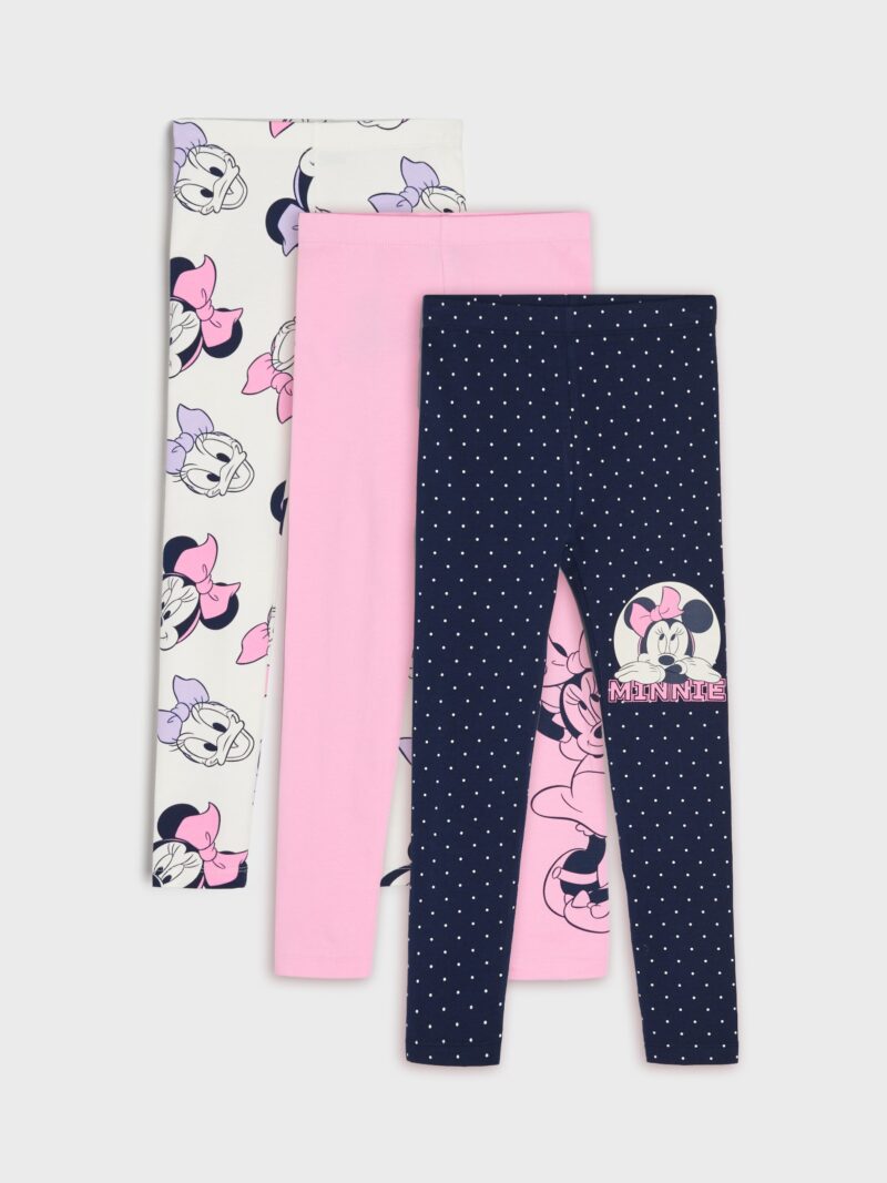 Cumpăra Set de 3 perechi de colanți Minnie Mouse - bleumarin