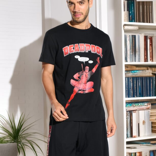 Set pijama Deadpool - negru preţ