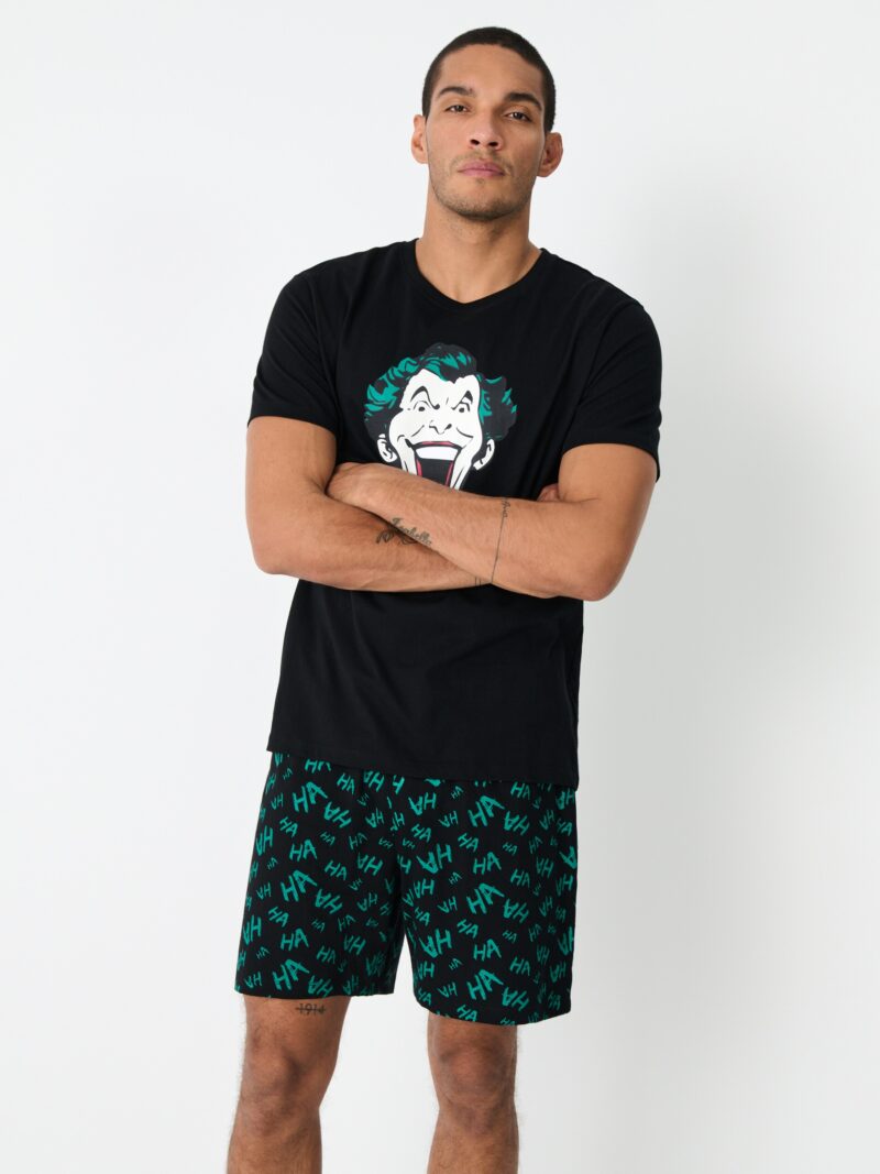 Set pijama Joker - negru preţ