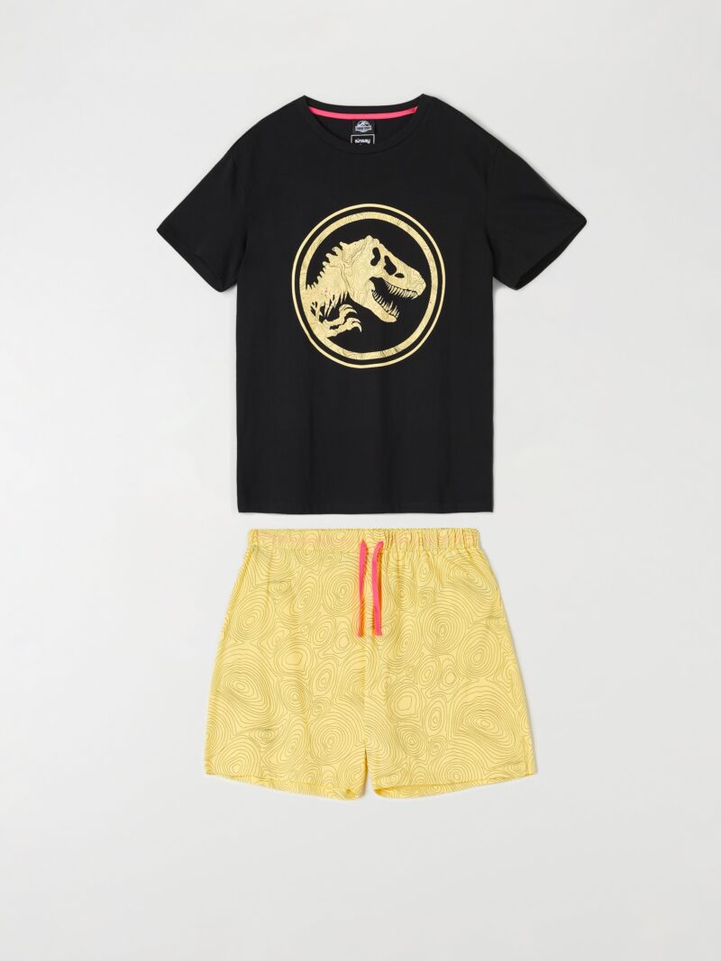 Preţ Set pijama Jurassic World - crem