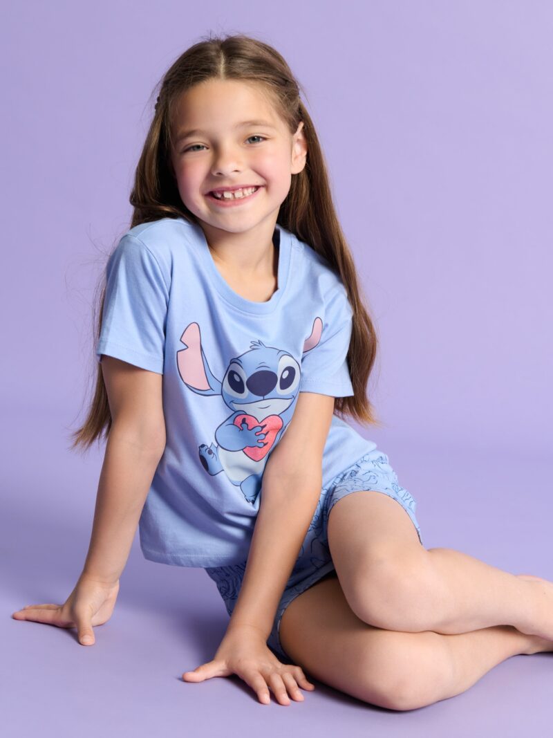 Original Set pijama Stitch - light blue