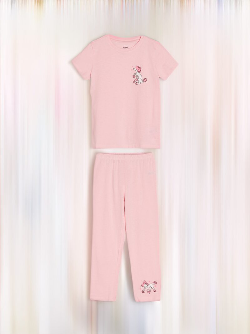 Set pijama - roz-pastel preţ