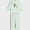 Set pijamale Disney Princess - verde-pal