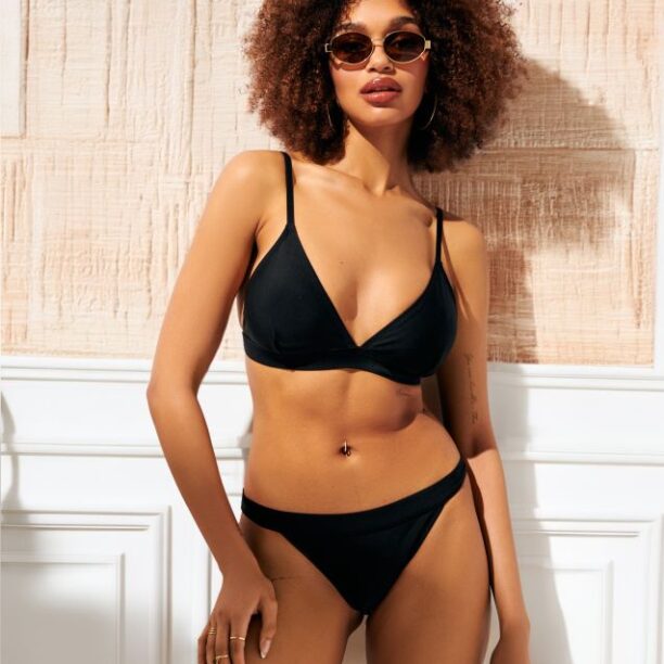 Slip bikini - negru