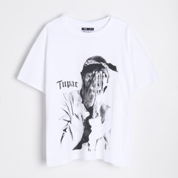 Tricou 2 Pac - alb