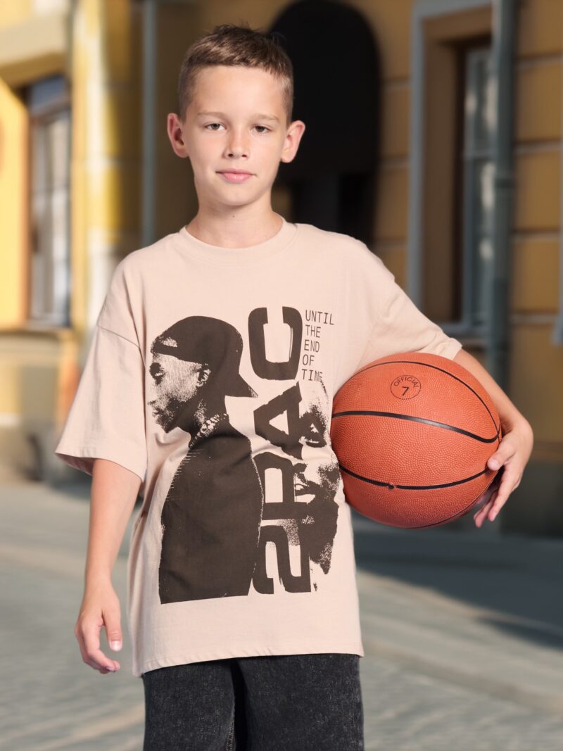 Tricou 2Pac - bej preţ