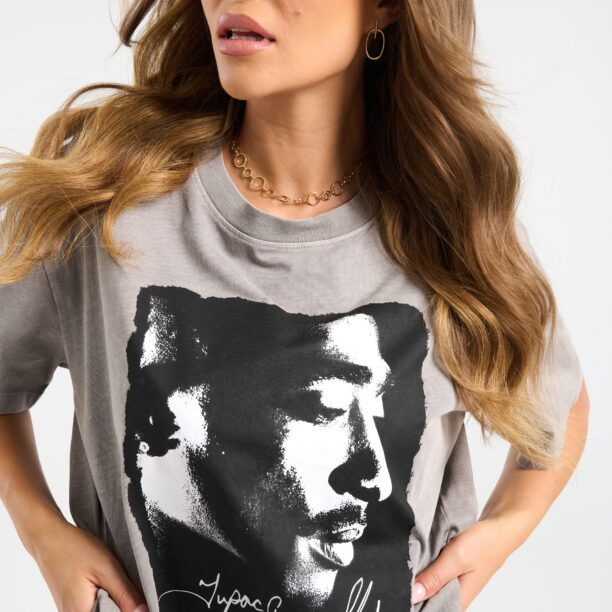 Preţ Tricou 2Pac - gri deschis