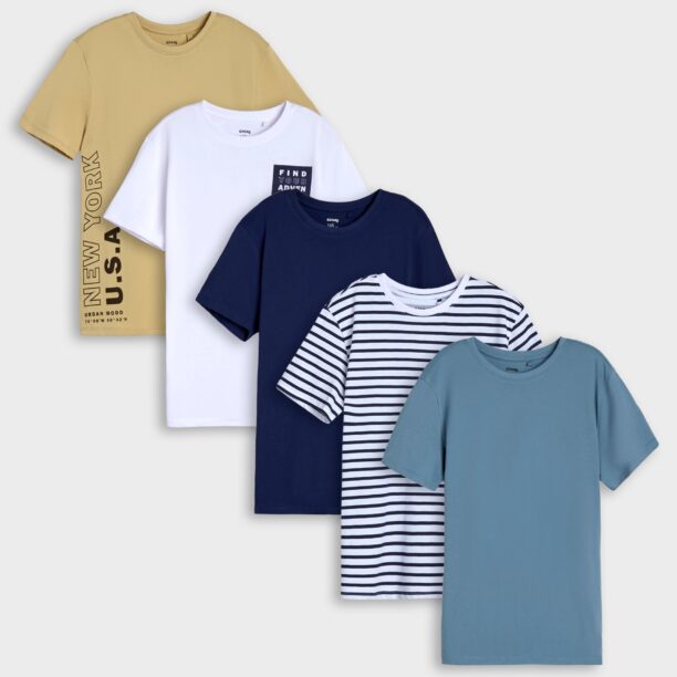 Tricou 5 pack - alb preţ