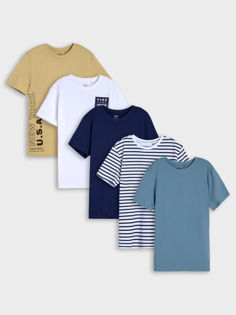 Tricou 5 pack - alb preţ