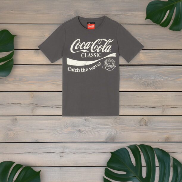 Cumpăra Tricou Coca Cola - gri-închis