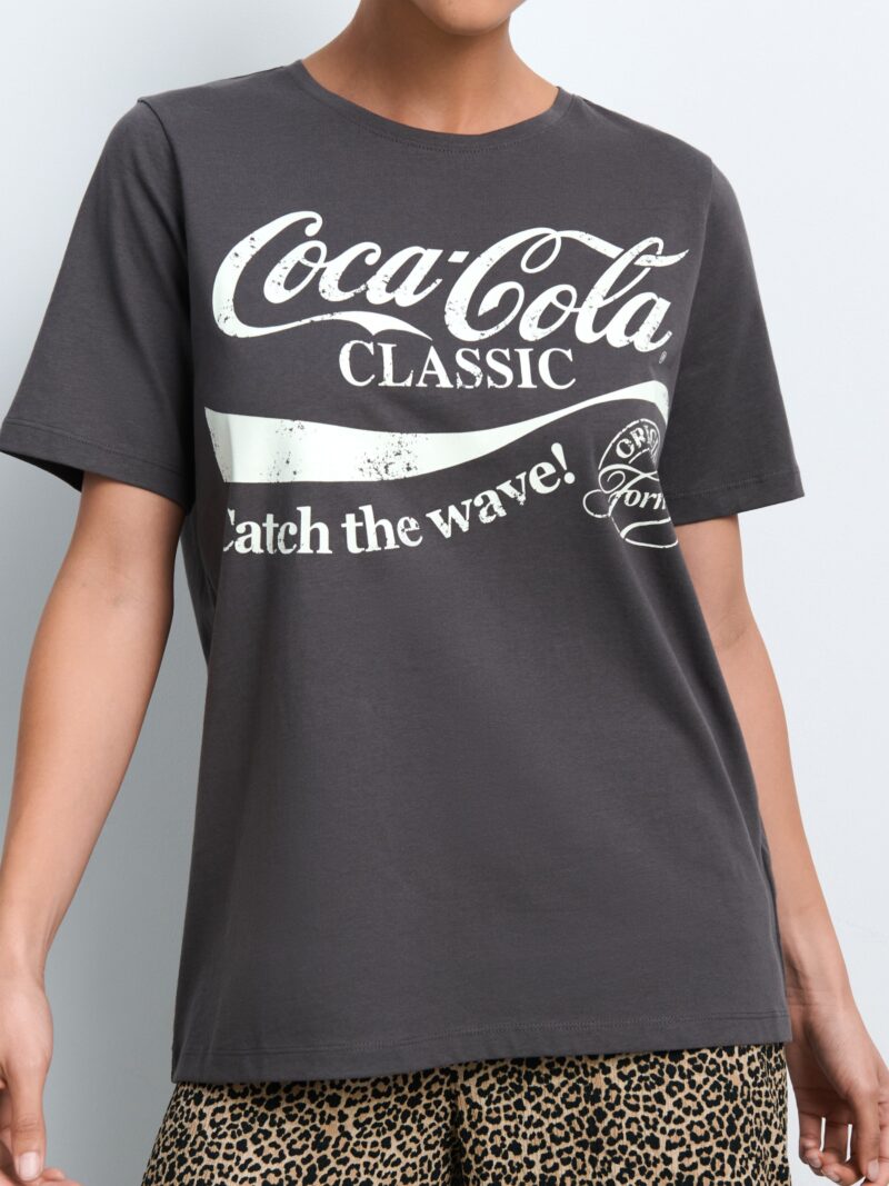 Preţ Tricou Coca Cola - gri-închis