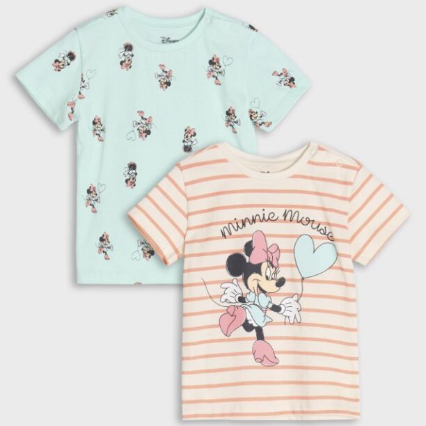 Tricou Disney cu mânecă lungă - crem