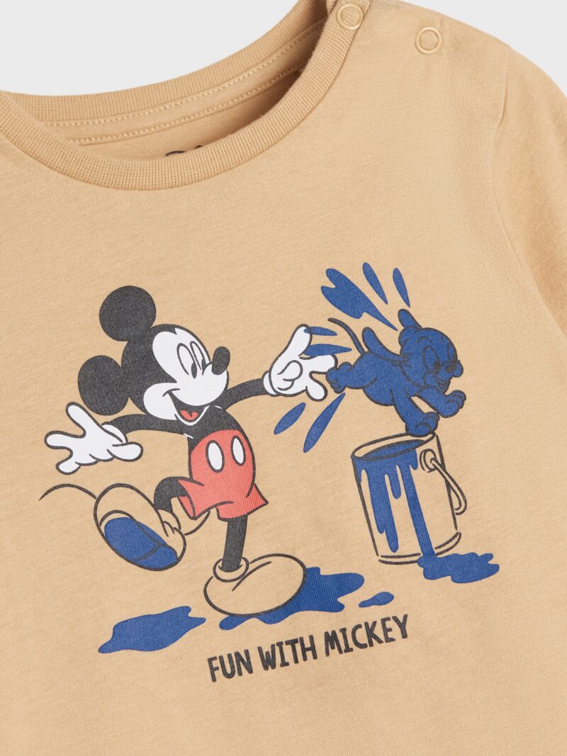 Cumpăra Tricou Disney cu mânecă lungă - gri-maroniu