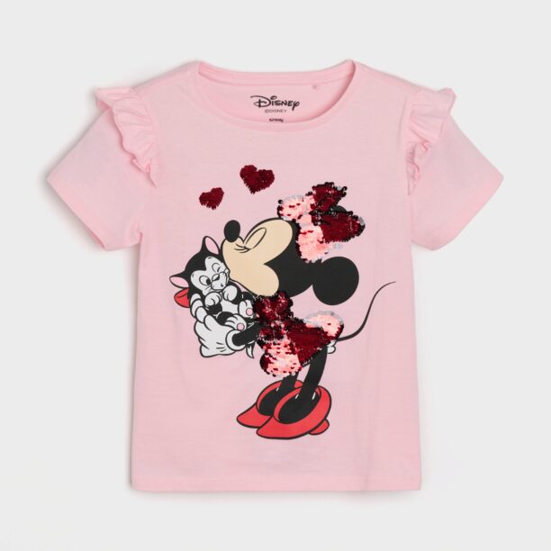 Cumpăra Tricou Disney cu mânecă lungă - roz-trandafiriu