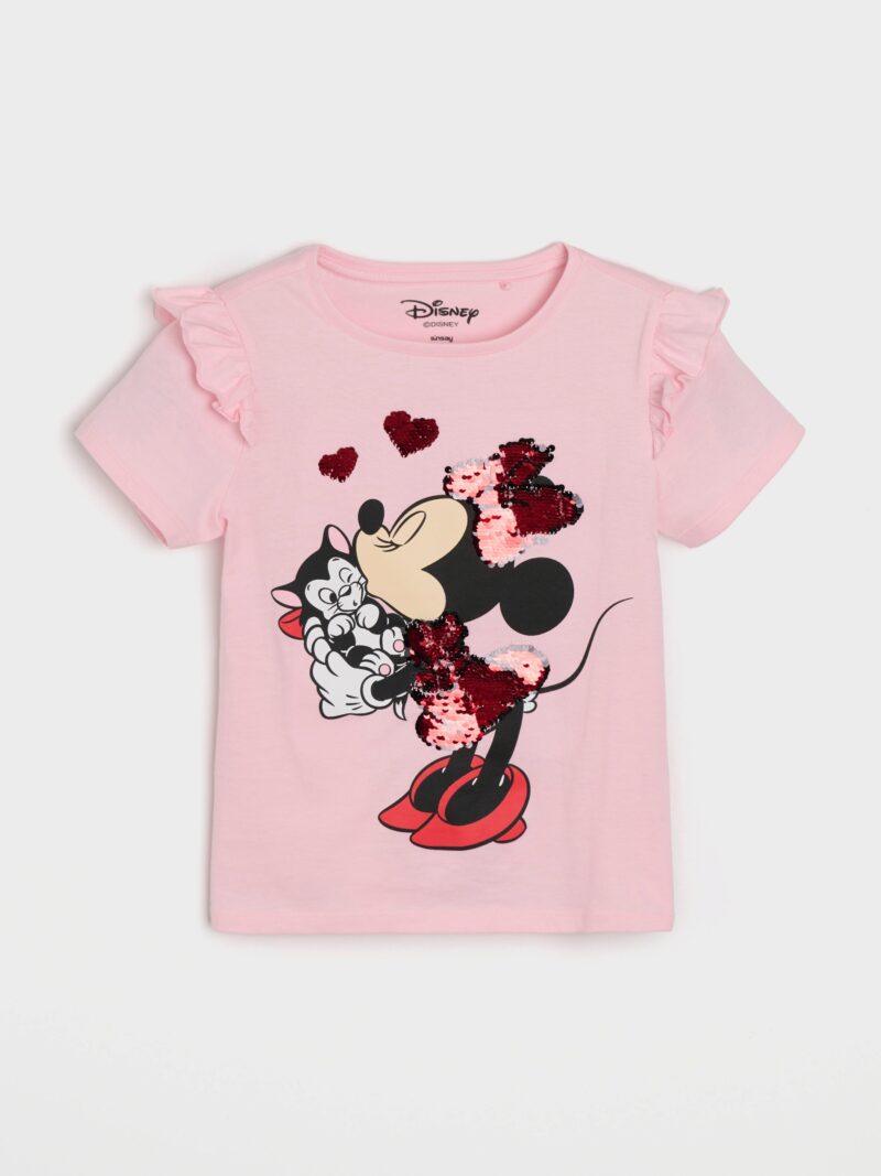 Cumpăra Tricou Disney cu mânecă lungă - roz-trandafiriu