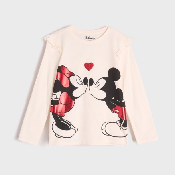 Cumpăra Tricou Disney din bumbac - crem