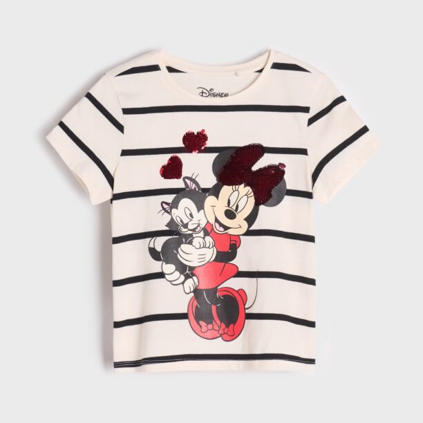 Cumpăra Tricou Disney din bumbac - crem