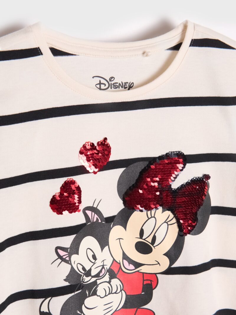 Preţ Tricou Disney din bumbac - crem