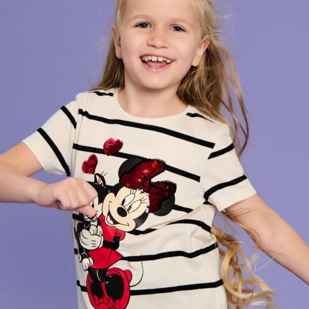 Original Tricou Disney din bumbac - crem