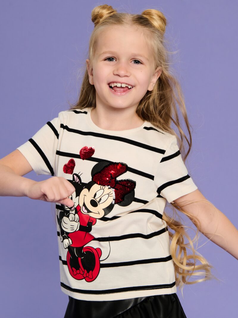 Original Tricou Disney din bumbac - crem