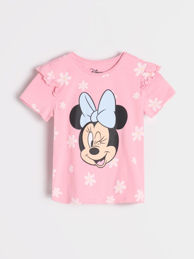 Preţ Tricou Disney din bumbac - roz