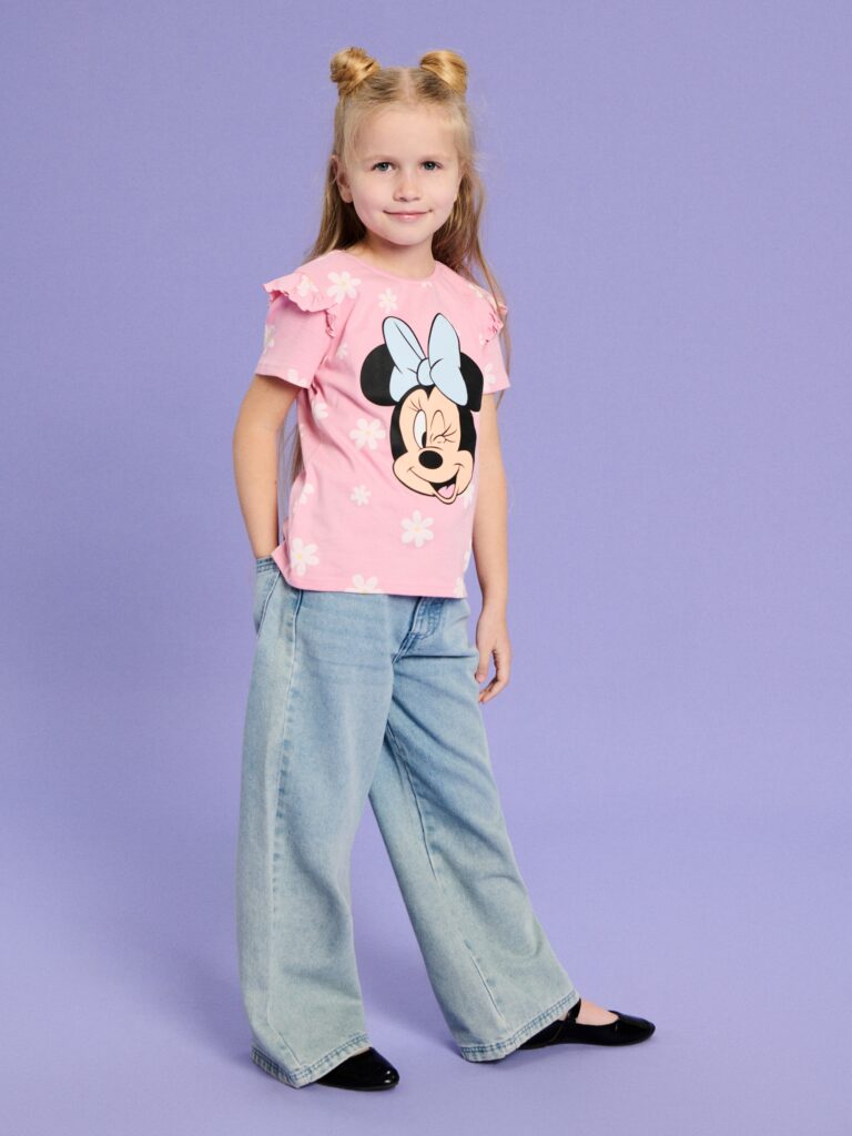 Tricou Disney din bumbac - roz - imagine 6