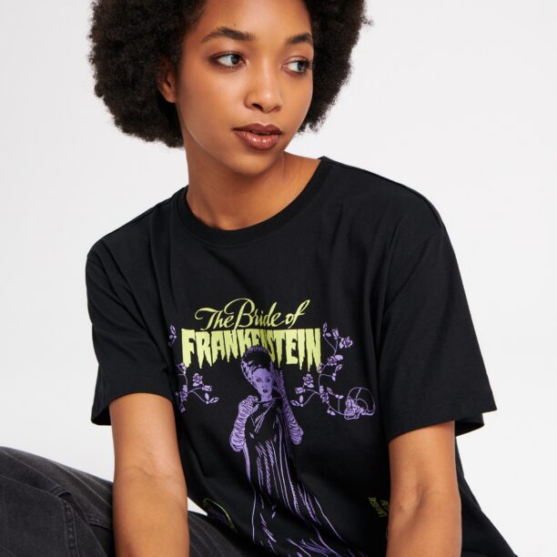 Original Tricou Frankenstein - negru