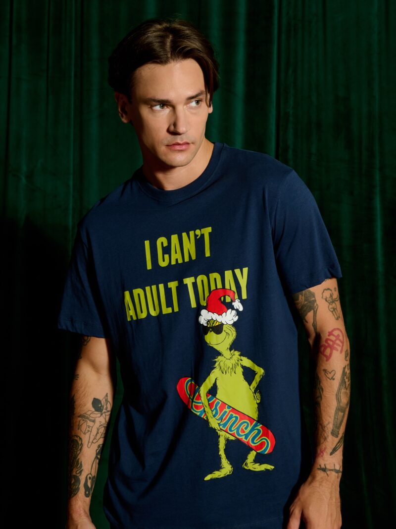 Original Tricou Grinch - bleumarin