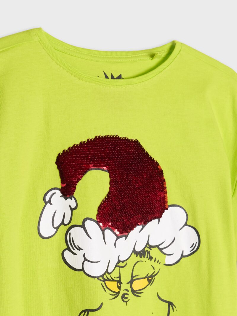 Preţ Tricou Grinch - verde-gălbui