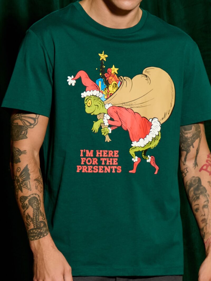 Tricou Grinch - verde-metalizat preţ