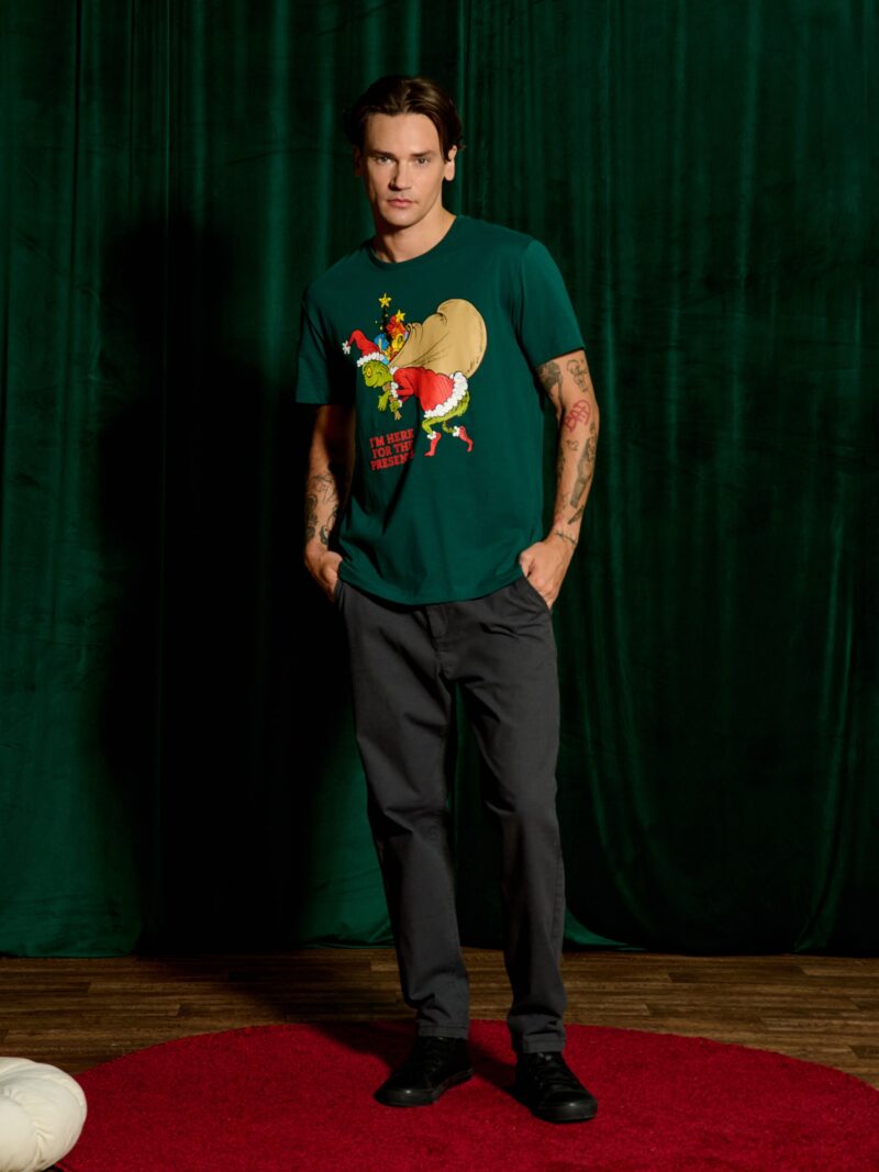 Original Tricou Grinch - verde-metalizat