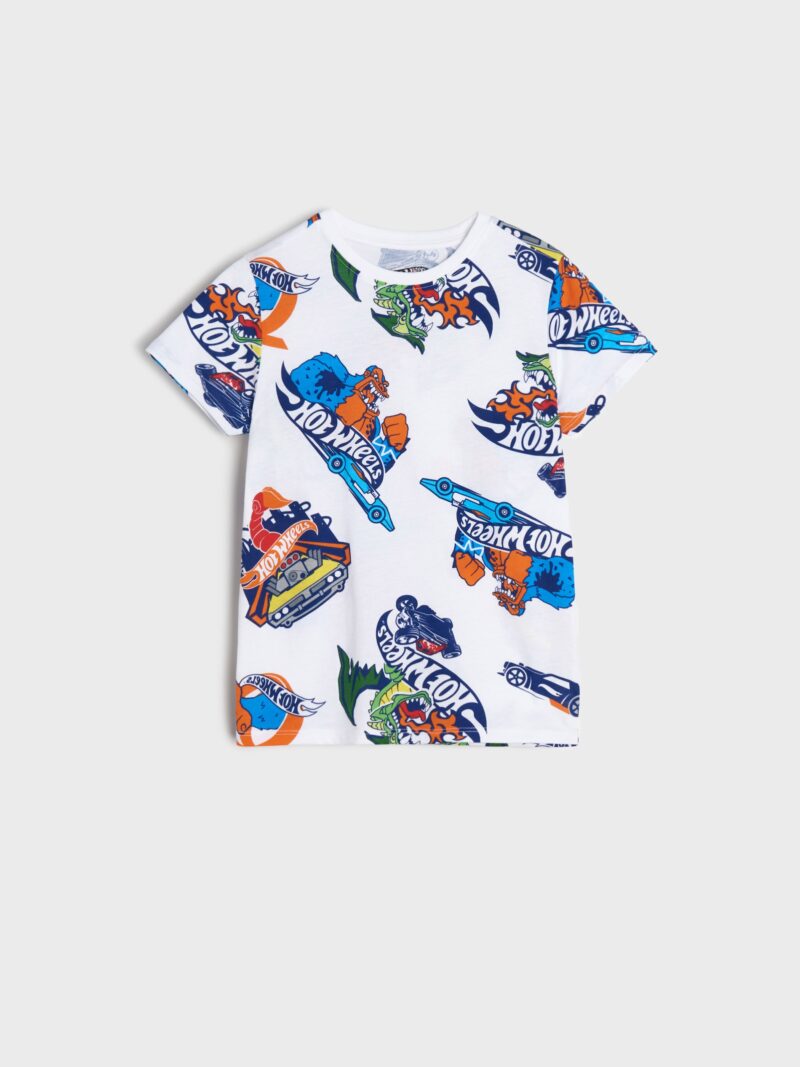 Cumpăra Tricou Hot Wheels - alb