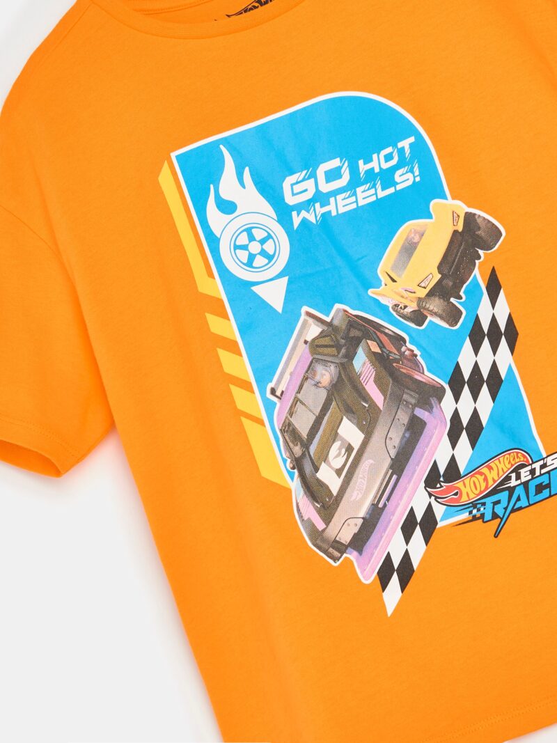 Cumpăra Tricou Hot Wheels - portocaliu