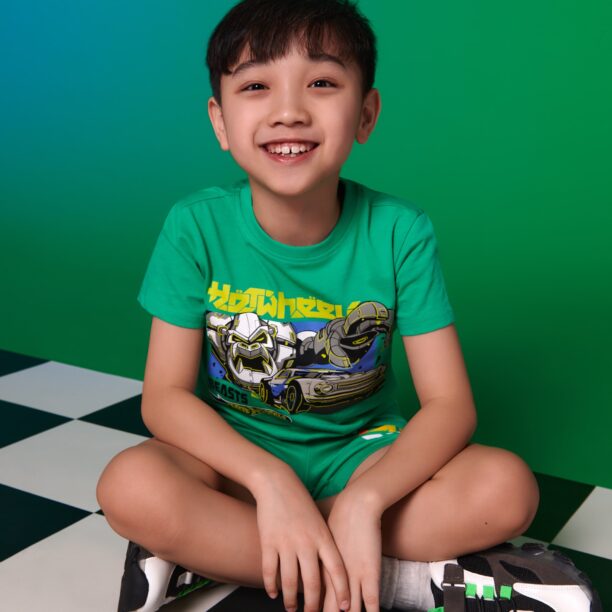 Preţ Tricou Hot Wheels - verde