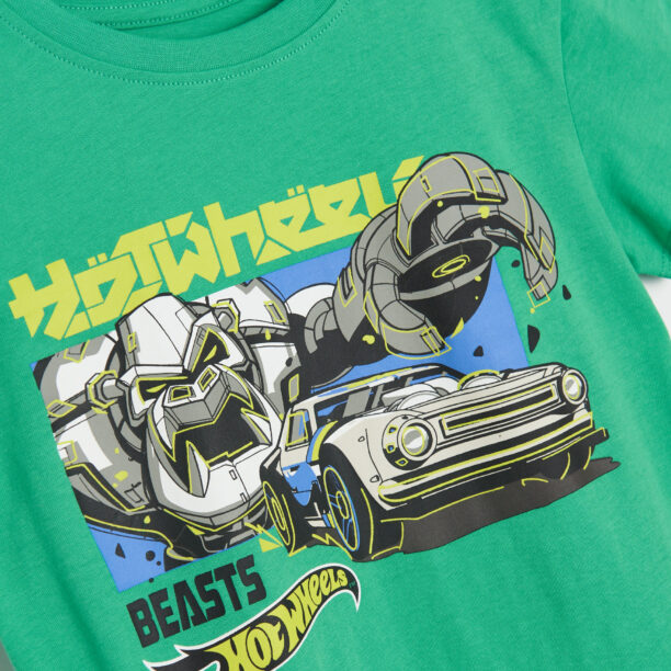 Original Tricou Hot Wheels - verde