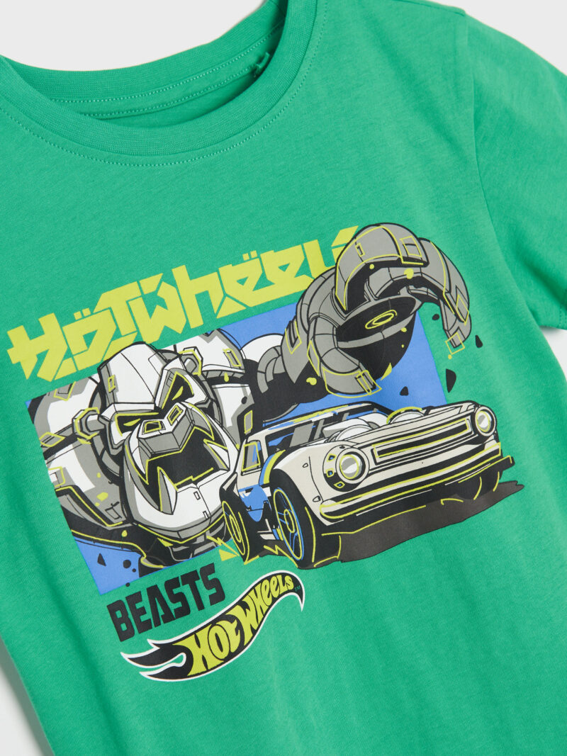 Original Tricou Hot Wheels - verde