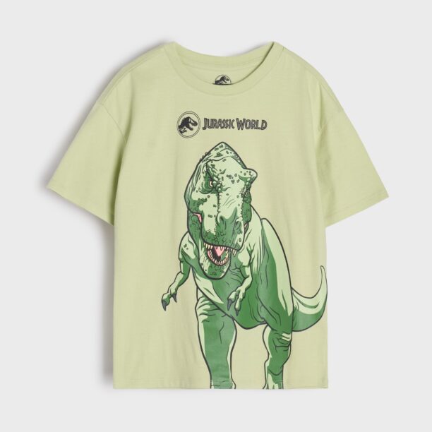 Tricou Jurassic World - verde-deschis preţ