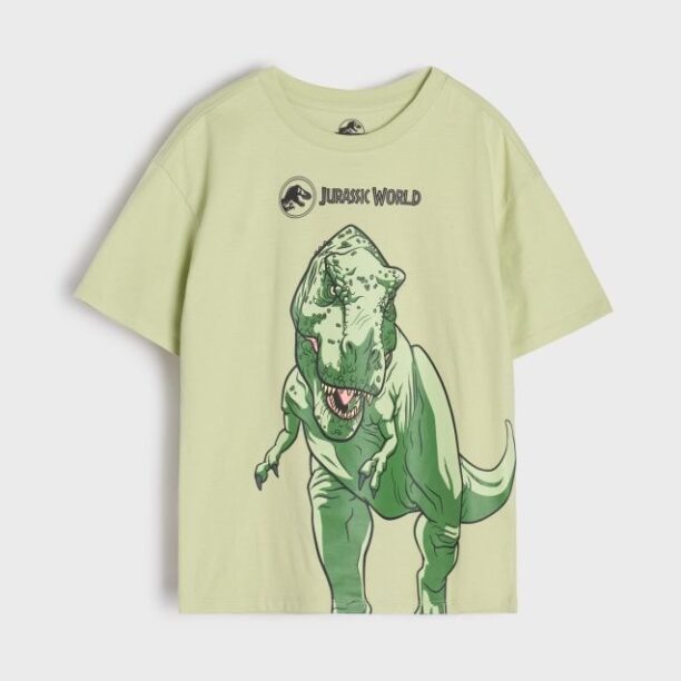 Tricou Jurassic World - verde-deschis