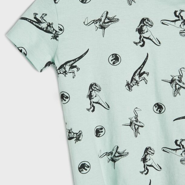 Preţ Tricou Jurassic World - verde-pal