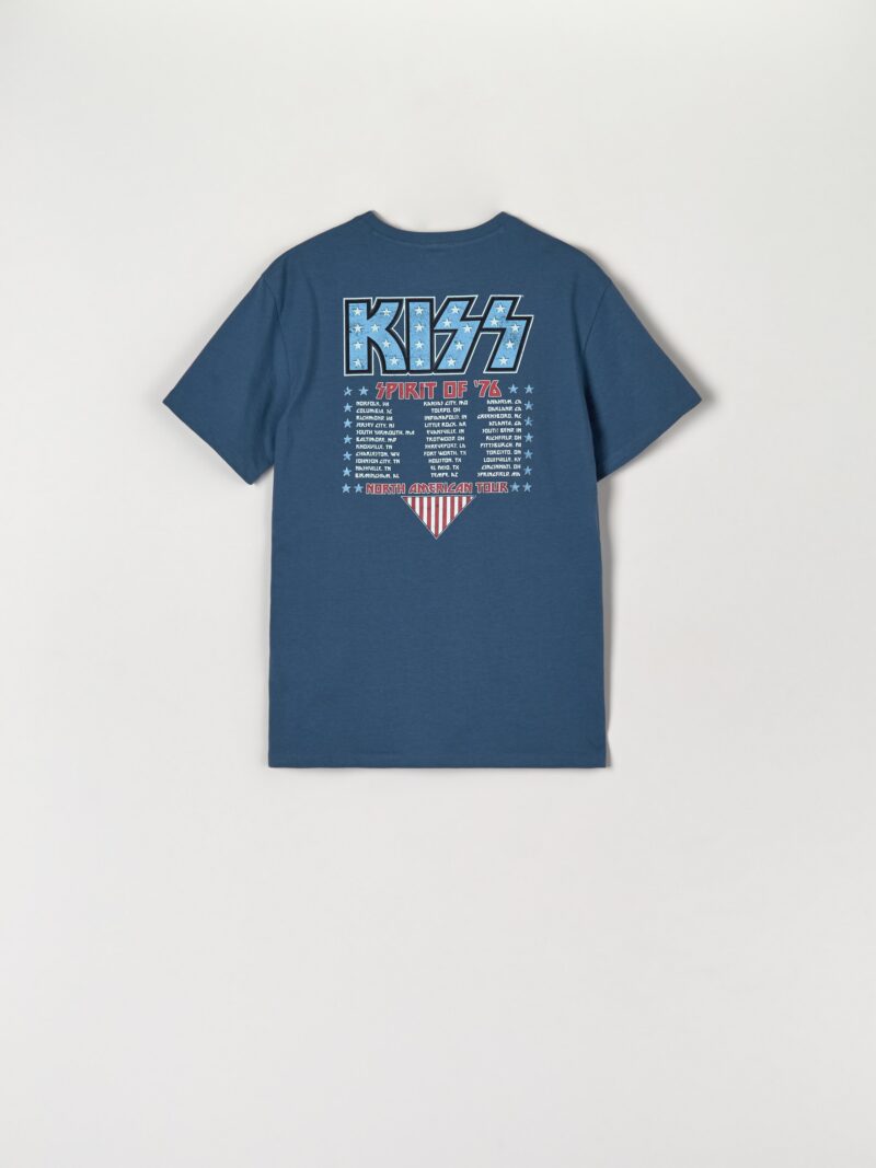 Cumpăra Tricou Kiss - albastru