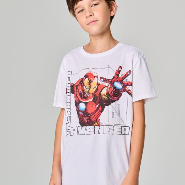 Tricou Marvel The Avengers - alb preţ