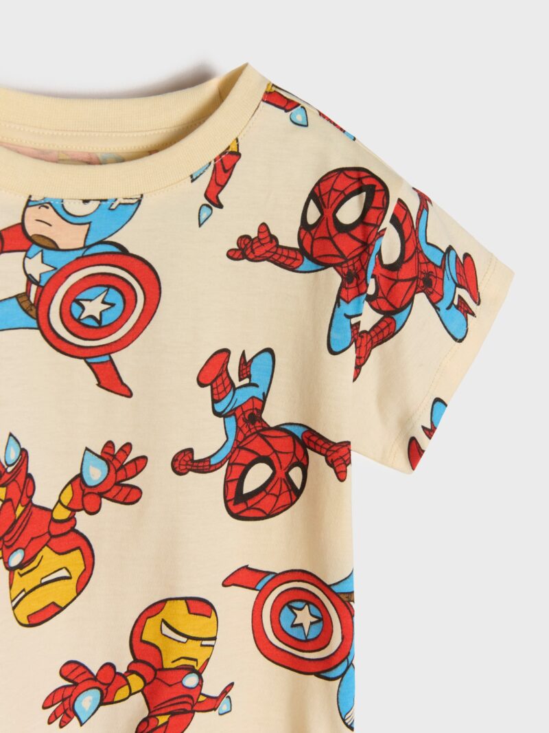 Preţ Tricou Marvel - crem